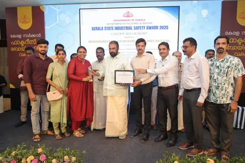 Sreedhareeyam has been selected for the Industrial Safety Award for the year 2025.